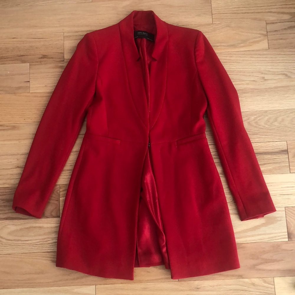Zara Red blazer jacket